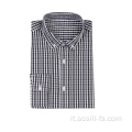 Camicia tessuta da uomo in primavera e autunno